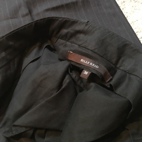 Billy Reid - Gray Pin-Striped Slacks - Picture 4 of 6